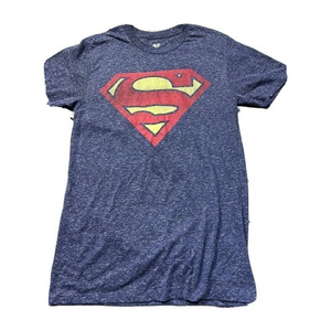 Superman T-Shirt‎ Size Small Blue